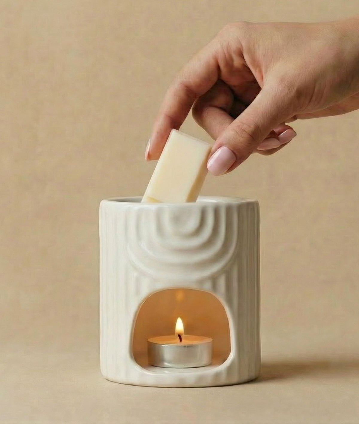 Brucia Essenze in Ceramica — Per Aroma Tart e Cialde di Cera Profumate | Ignis Decor